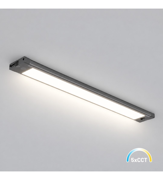 Lampka Podszafkowa 12W 700lm 5CCT 42cm Czarny