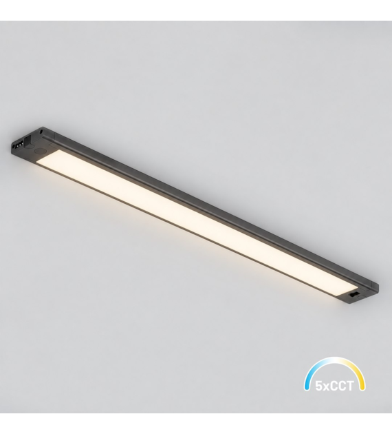 Lampka Podszafkowa 18W 1100lm 5CCT 60cm Czarny