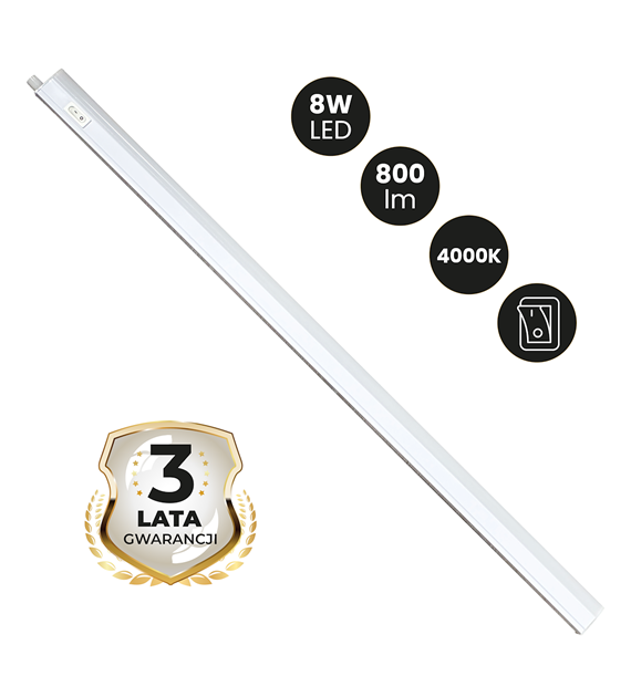 Listwa LED Vito T5 8W 4000K 60cm