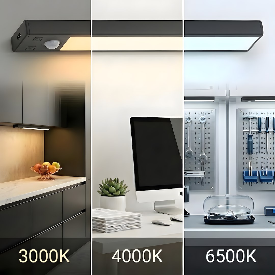 Lampka Podszafkowa Viro 3CCT 20cm Czarny Dwupak Milagro — widok produktu
