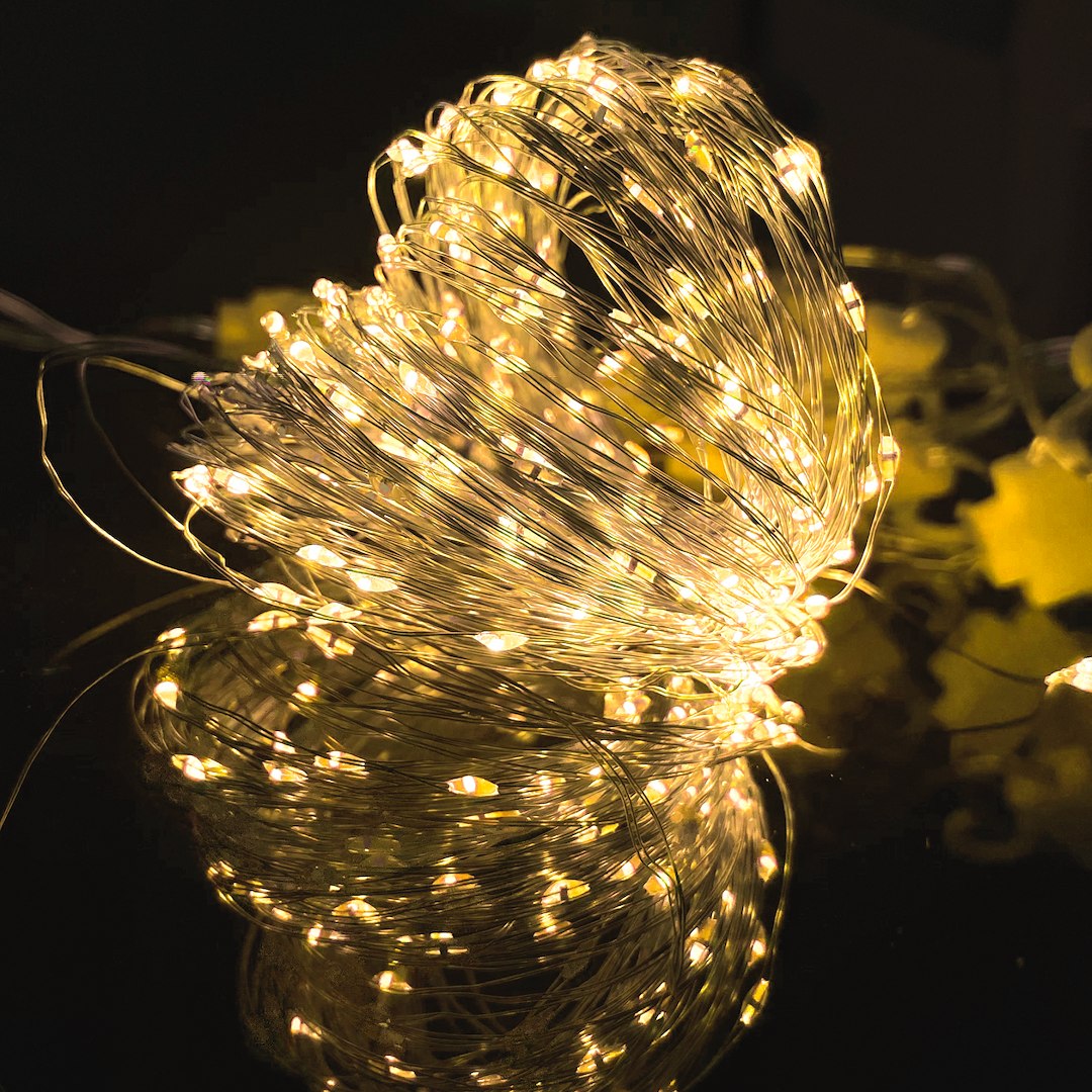 Kurtyna Okienna Girlanda Mery 300 LED USB Ciepła 3000K Milagro — widok produktu