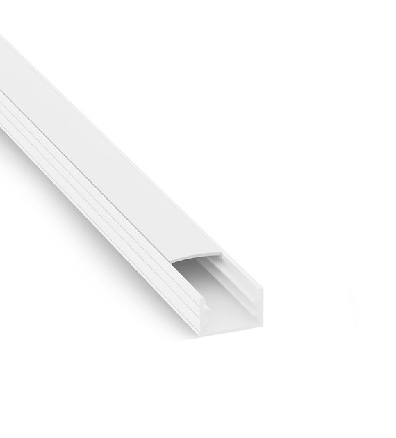 Profil LED natynkowy NT zestaw z kloszem mlecznym Biały 2m