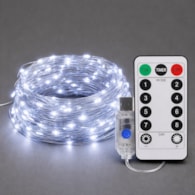Kurtyna Okienna Girlanda Mery 300 LED USB Zimna 9000K