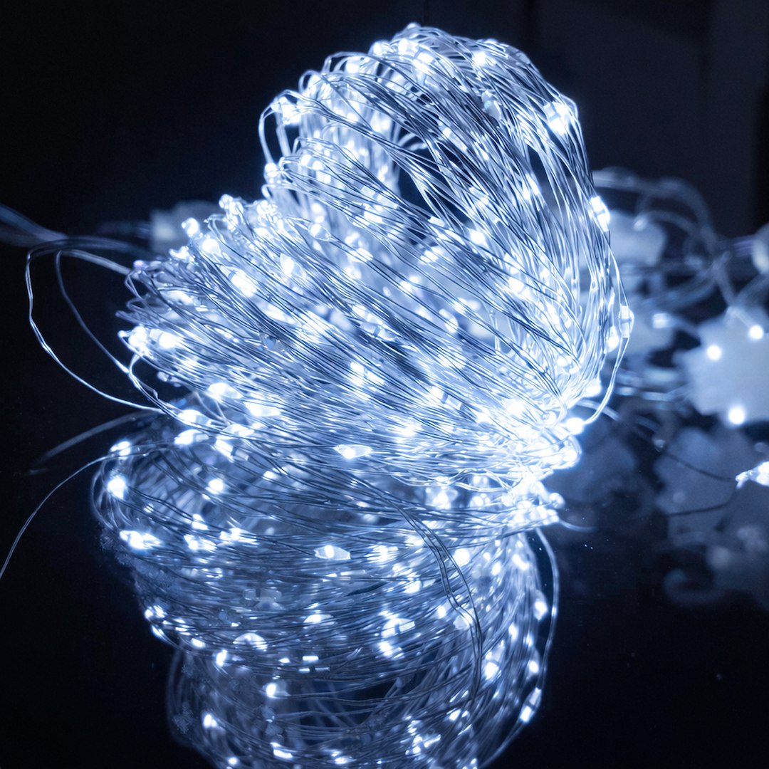 Kurtyna Okienna Girlanda Mery 300 LED USB Zimna 9000K Milagro — widok produktu