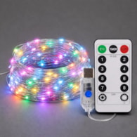 Kurtyna Okienna Girlanda Mery 300 LED USB Kolorowa