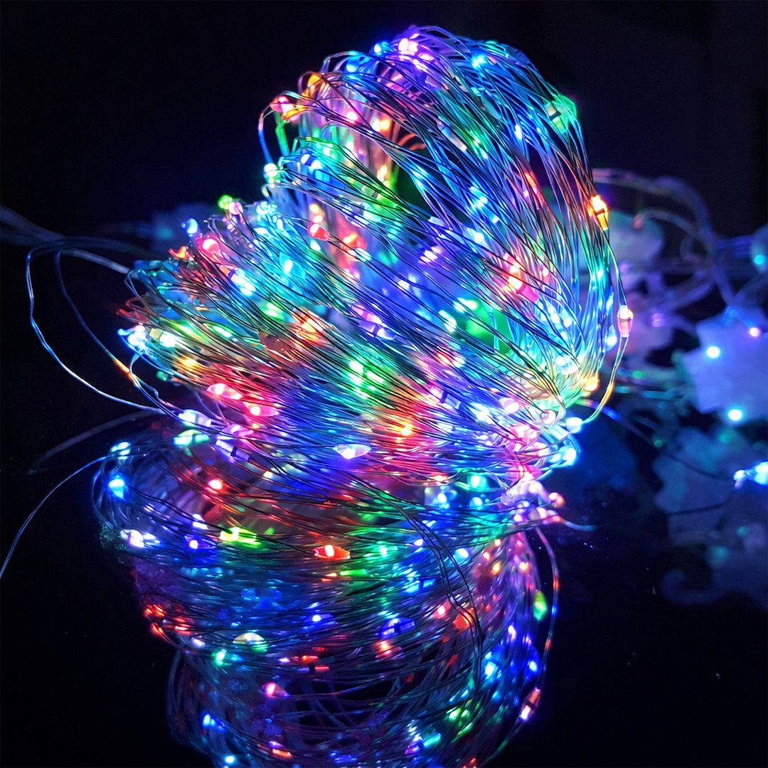 Kurtyna Okienna Girlanda Mery 300 LED USB Kolorowa Milagro — widok produktu