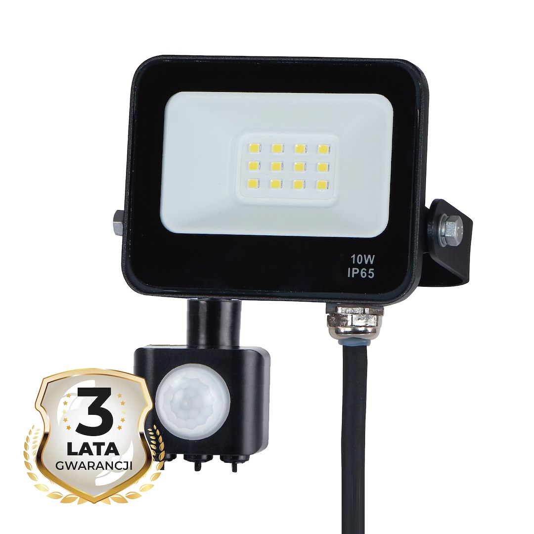 Naświetlacz LED 10W 4000K PIR Milagro