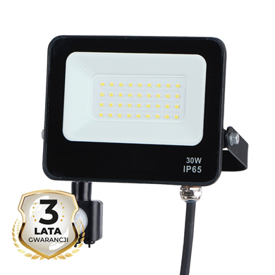 Naświetlacz LED 30W 4000K PIR