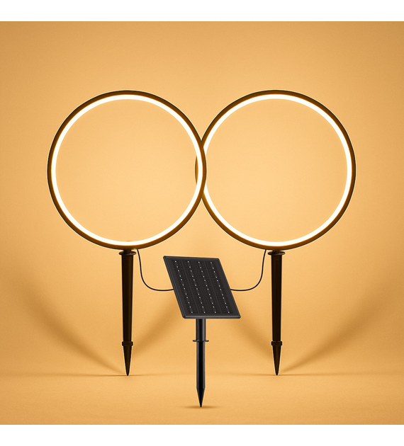 Lampa Solarna Rings 2x1,5W 2x25lm 3000K