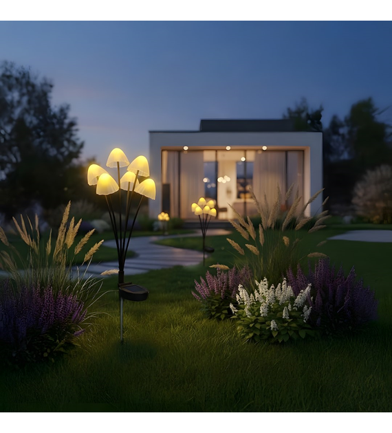 Lampka Solarna Mushrooms 3000K IP44