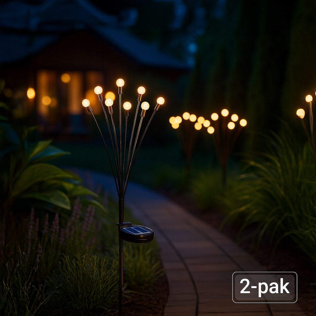 Lampka Solarna Multi 8 3000K IP44 2szt Milagro