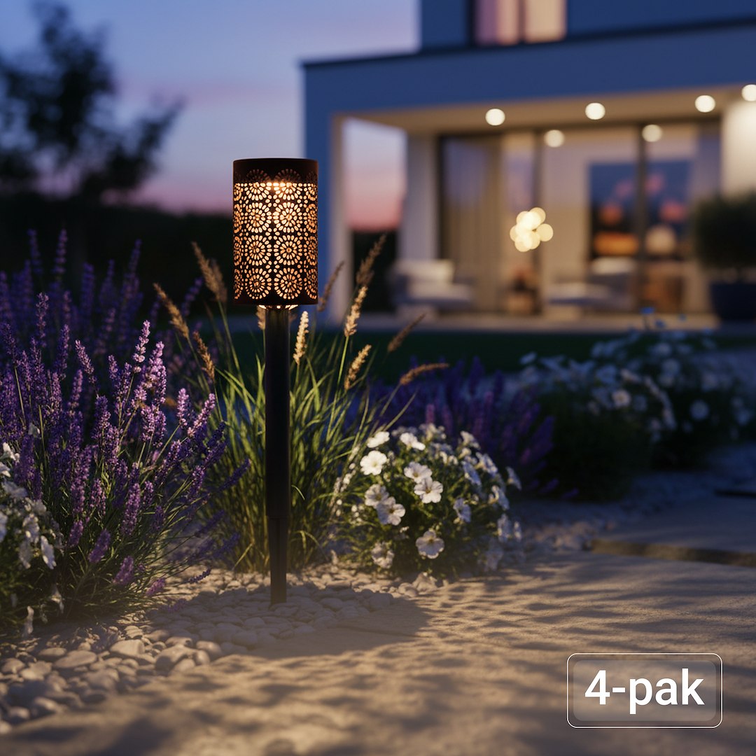 Lampka Solarna Decor 3000K IP44 4szt Milagro