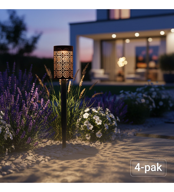 Lampka Solarna Decor 3000K IP44 4szt