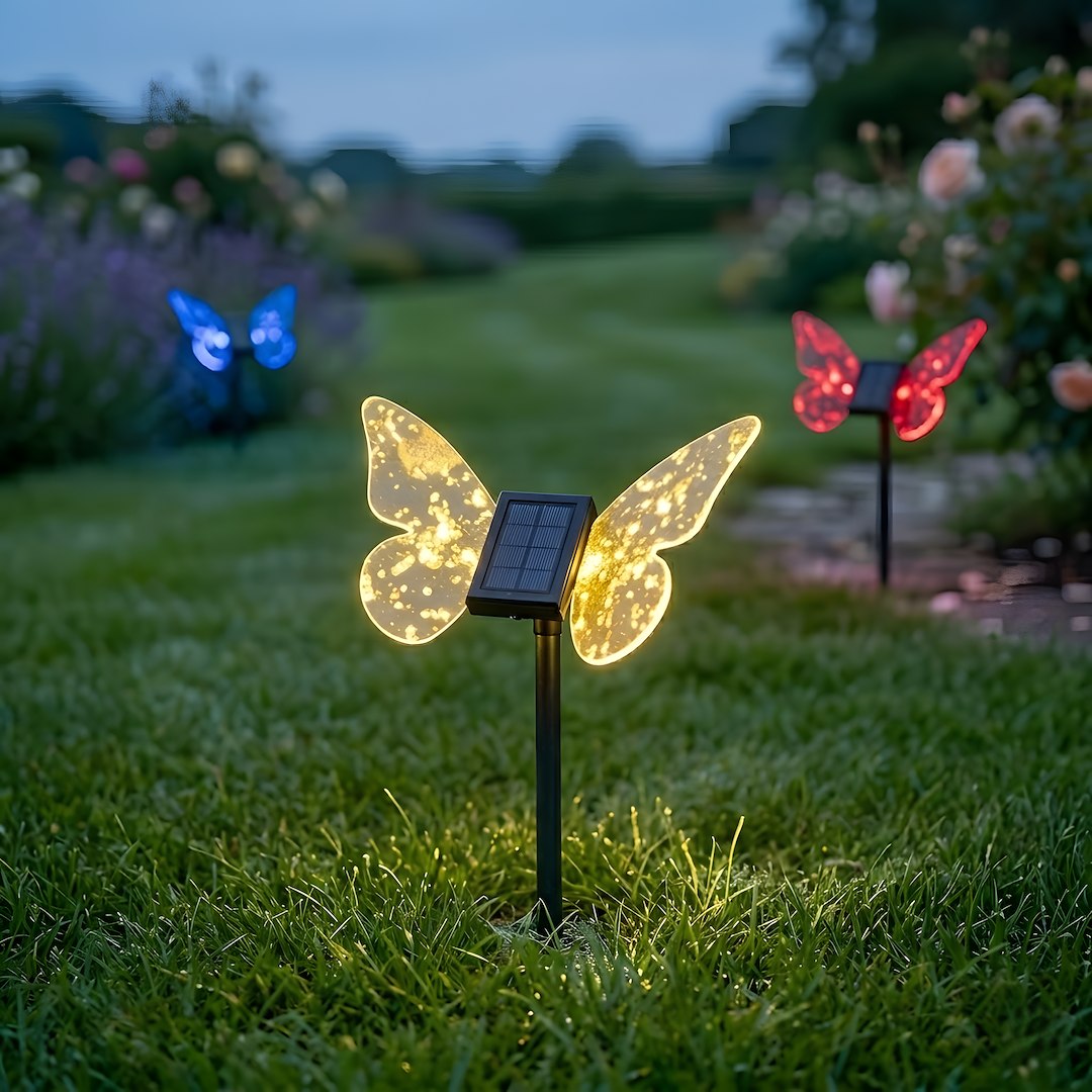 Lampka Solarna Butterfly RGB IP44 Milagro