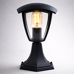 Lampa ogrodowa stojąca FOX BLACK 1xE27 Mała