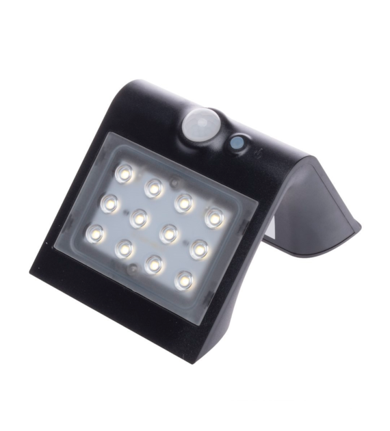 Kinkiet Solarny Butterfly 1,5W Czarny