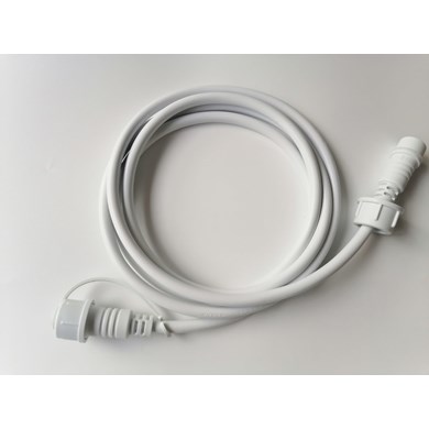 Kabel zasilający/przedłużacz BIAŁY do GIRLANDY 2m