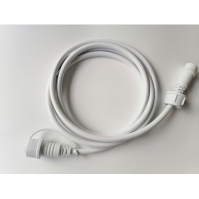 Kabel zasilający/przedłużacz BIAŁY do GIRLANDY 2m