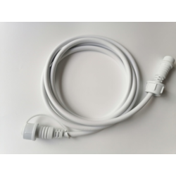 Kabel zasilający/przedłużacz BIAŁY do GIRLANDY 2m