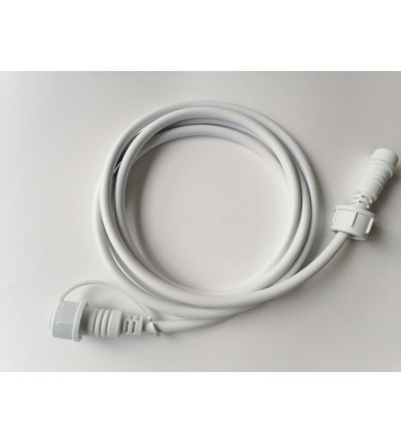 Kabel zasilający/przedłużacz BIAŁY do GIRLANDY 2m