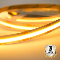 Taśma COB 5W/460lm/320/m  3000K IP20 12V 30m