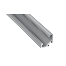 PROFIL ALUMINIOWY SREBRNY TYP C 2m + KLOSZ MLECZNY