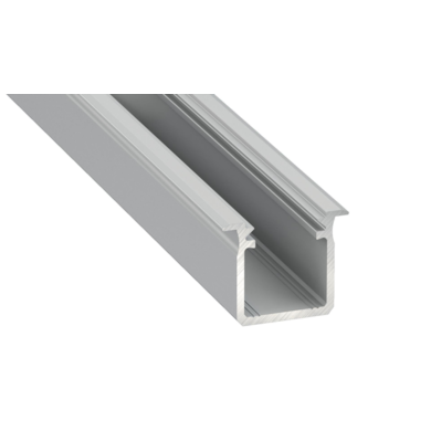 PROFIL ALUMINiOWY SREBRNY TYP G 2m + KLOSZ MLECZNY