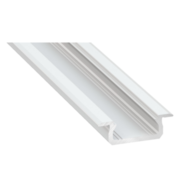 PROFIL ALUMINIOWY BIAŁY TYP Z 1m + KLOSZ MLECZNY