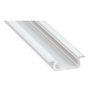 PROFIL ALUMINIOWY BIAŁY TYP Z 1m + KLOSZ MLECZNY