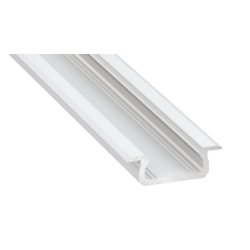 PROFIL ALUMINIOWY BIAŁY TYP Z 1m + KLOSZ MLECZNY