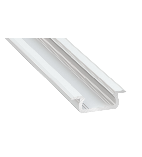 PROFIL ALUMINIOWY BIAŁY TYP Z 1m + KLOSZ MLECZNY
