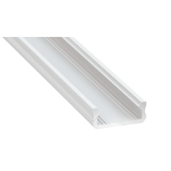 PROFIL ALUMINOWY BIAŁY TYP D 1m + KLOSZ MLECZNY (D BIAŁY-1M)