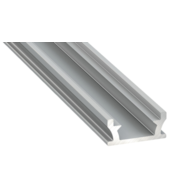 PROFIL ALUMINIOWY SREBRNY TYP T 2m + KLOSZ MLECZNY