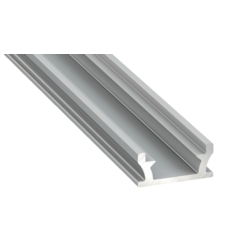 PROFIL ALUMINIOWY SREBRNY TYP T 2m + KLOSZ MLECZNY