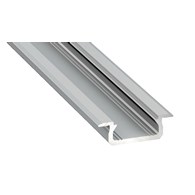 PROFIL ALUMINIOWY SREBRNY TYP Z 1m + KLOSZ MLECZNY