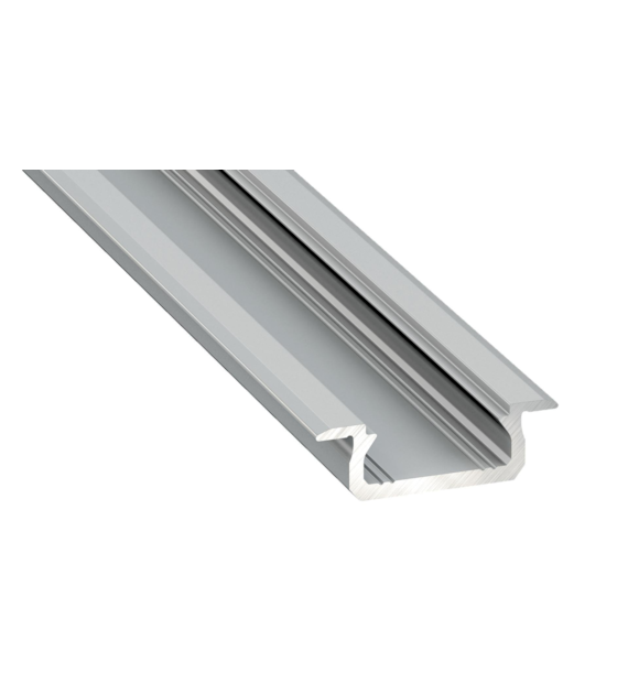 PROFIL ALUMINIOWY SREBRNY TYP Z 1m + KLOSZ MLECZNY
