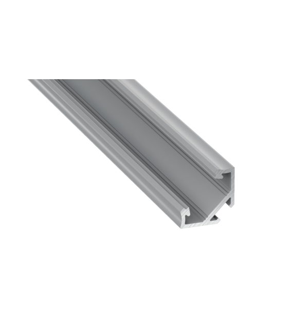 PROFIL ALUMINIOWY NAROŻNY SREBRNY TYP C 1m + KLOSZ MLECZNY