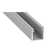PROFIL ALUMINIOWY SREBRNY TYP Y 1m + KLOSZ MLECZNY