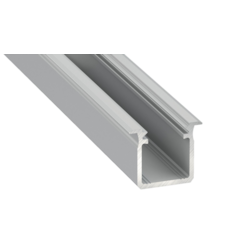 PROFIL ALUMINOWY SREBRNY TYP G 1m + KLOSZ MLECZNY