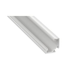 PROFIL ALUMINIOWY NAROŻNY BIAŁY TYP C 1m + KLOSZ MLECZNY