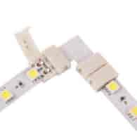 Złączka LED 8mm. Kształt: L
