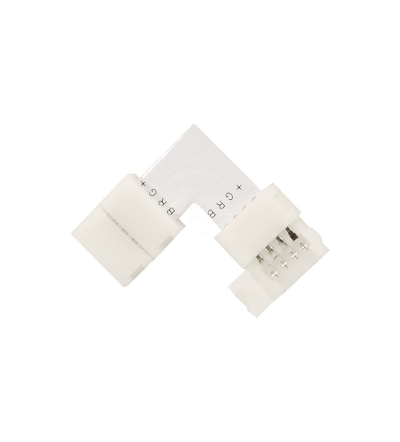 Złączka LED RGB 10mm. Kształt:  L