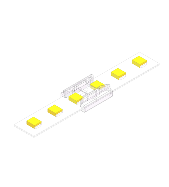 Złączka Zatrzaskowa SMD/COB Typ: Prosty 2Pin 8mm 4,5A