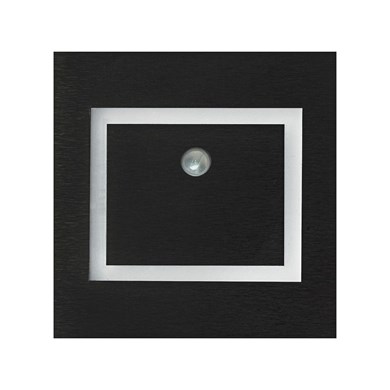 Oprawa schodowa EVRA BLACK Barwa Ciepła 3000K 12V z czujnikiem ruchu