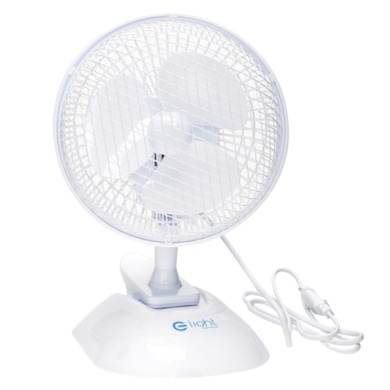 WENTYLATOR STOŁOWY EKO-LIGHT 6'' 2in1 BIAŁY