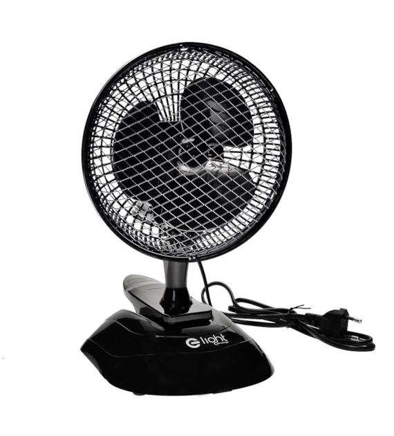 WENTYLATOR STOŁOWY EKO-LIGHT 6'' 2in1 CZARNY