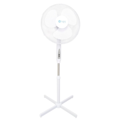 WENTYLATOR STOJĄCY EKO-LIGHT Z PILOTEM 16''BIAŁY