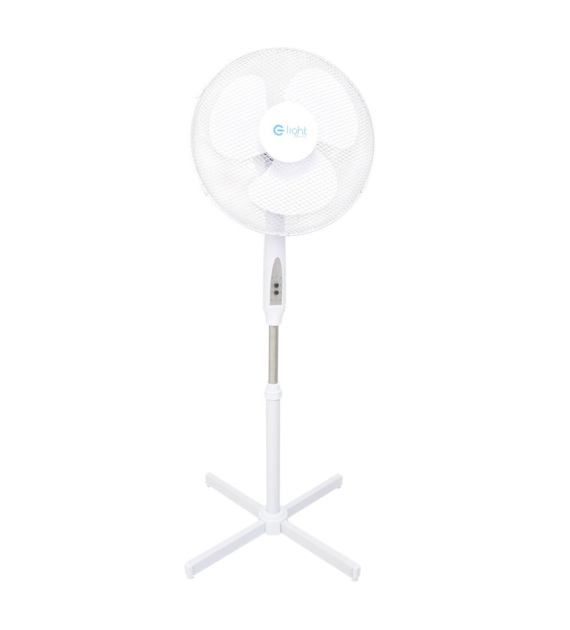 WENTYLATOR STOJĄCY EKO-LIGHT Z PILOTEM 16''BIAŁY