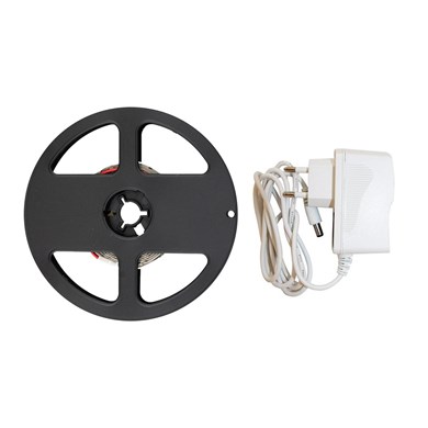 TAŚMA LED 3M +ZASILACZ IP65 B.ZIMNA