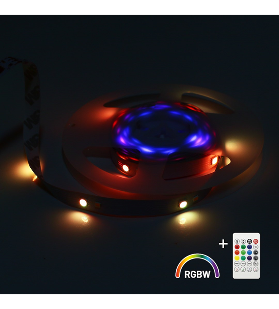 Zestaw Taśma SMD 36led/m RGBWIC IP20 5m + Zasilacz